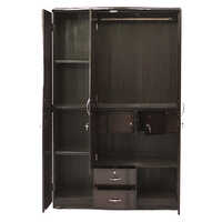 Semi Gloss Light Draw Double Door Wardrobe