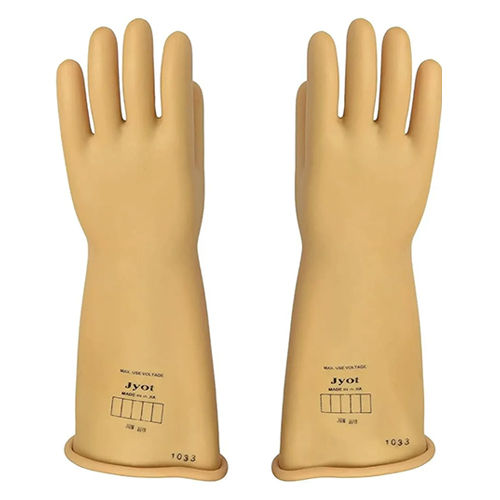 11Kv-33Kv Electrial Gloves - Color: Brown