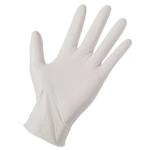 Latex Gloves - Color: White