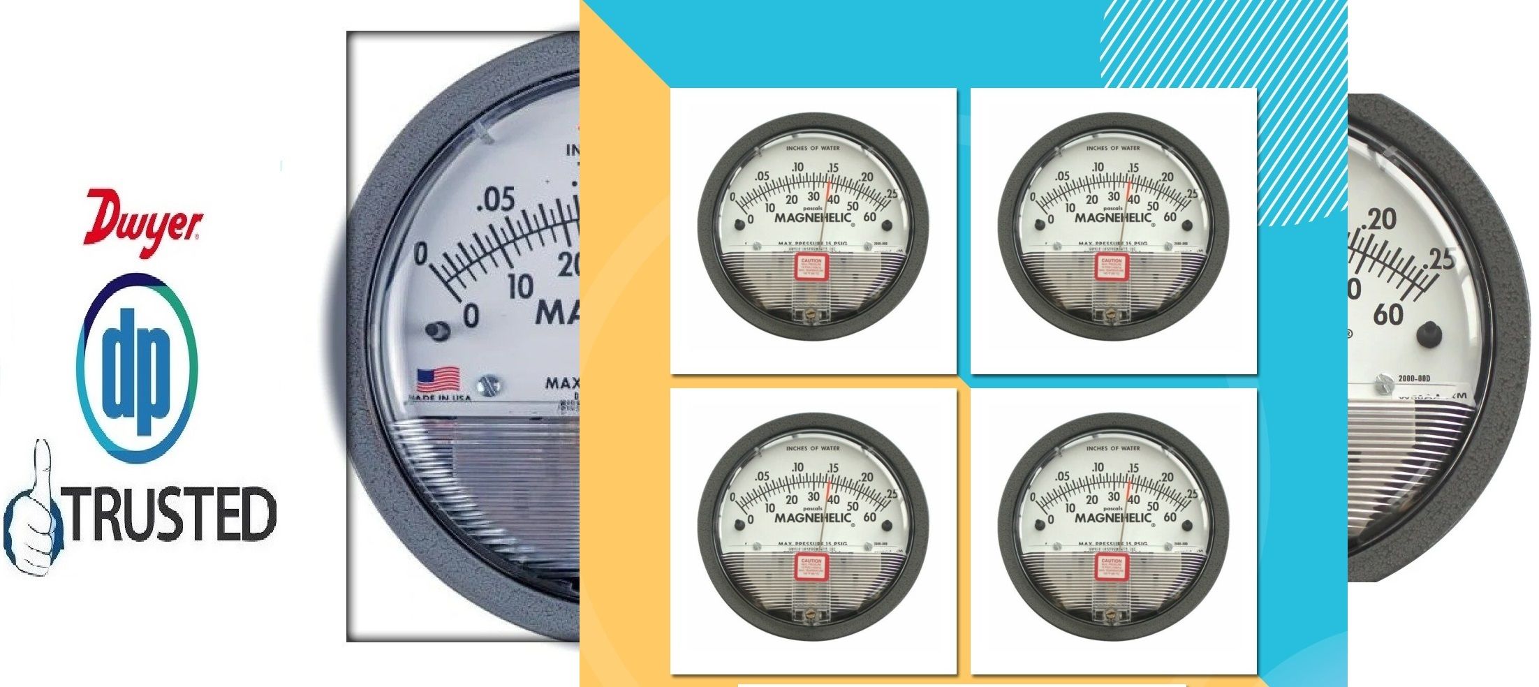 DWYER 2010D Magnehelic Differential Pressure Gauge From Ponduru, Prakasam district Prakasam Andhra Pradesh India