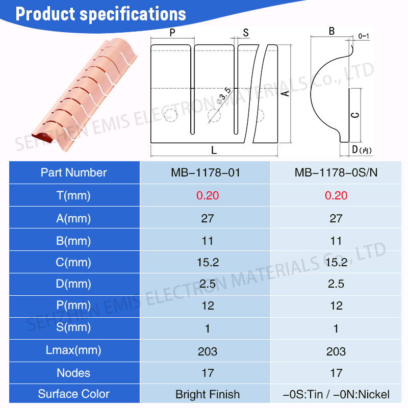 EMI Shielding Products Becu EMI Strip Shielding Room Becu Spring