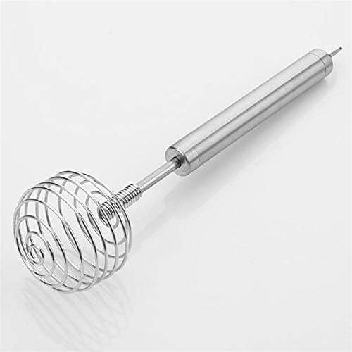 Mitsico Steel Spiral Egg Beater, Coil Spiral Whisk Milk and Egg Beater Kitchen Utensils for Blending