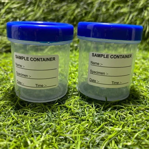 Sterilized Sample Collection Containers - Color: Transparent