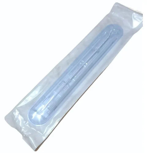 Embryo Transfer Catheter - Plastic, 8 Fr Size, White Color | Gentle Design with Warranty for Reliable Laboratory Use