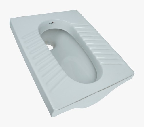 R 808-23 STAND DULUX PAN - Ceramic Floor Mounted One Piece White 17 kg | Durable Build Sleek Design Easy Installation