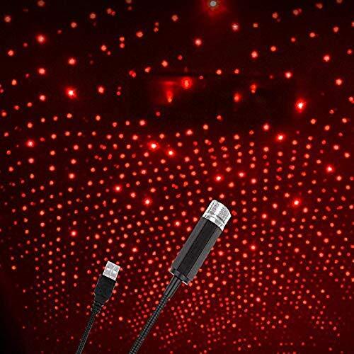 Galaxy USB Atmosphere Light - 25.4x25.4x25.4 cm | Unique Design for Car, Bedroom, Camping, and Parties, Adjustable Projection Patterns, Lightweight and Travel-Friendly