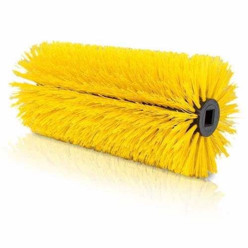 Road Cleaning Brush - Color: Yellow