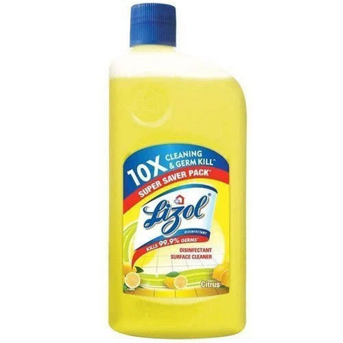 1L Lizol Surface Cleaner - Color: Yellow