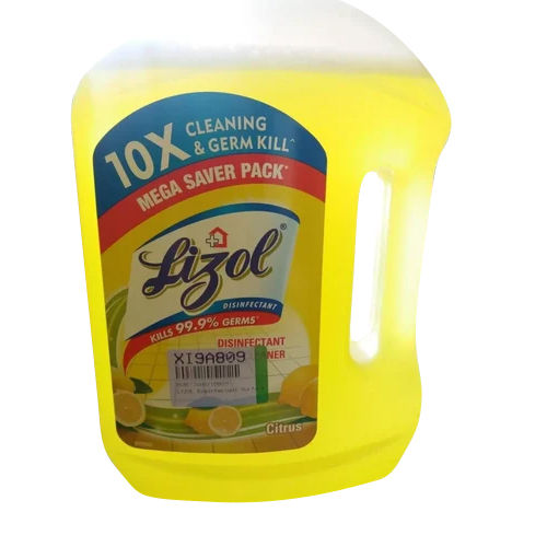 5L Lizol Surface Cleaner - Color: Yellow