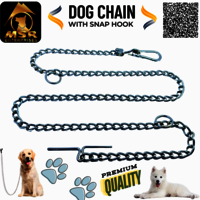 Plain Twisted Iron Dog Chain With Snap Ballan Hook