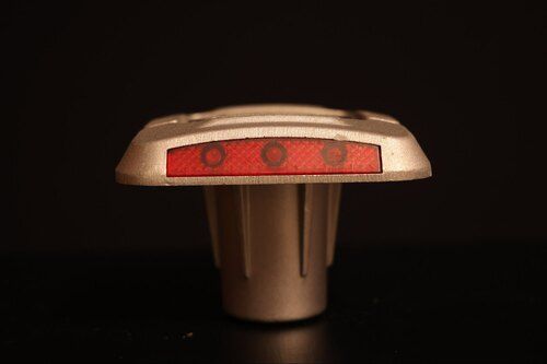 Solar Road Stud With Shank - Color: Red