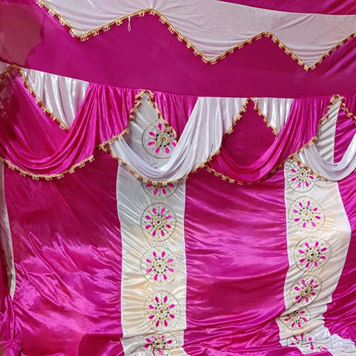 Pink Color Tent Curtain