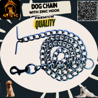 Plain Twisted Iron Dog Chain With Zinc Hook