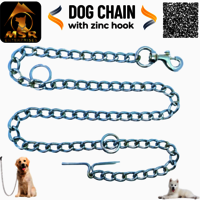 Plain Twisted Iron Dog Chain With Zinc Hook