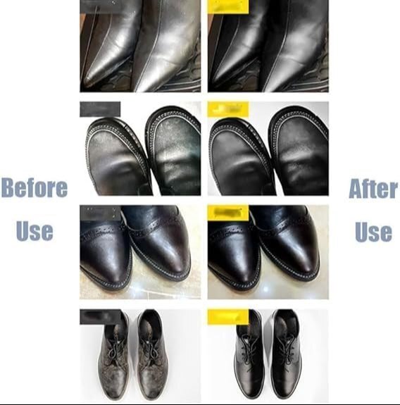 Mitsico Liquid Shoe Polish, Cream Leather Shoe Polish, Protects Leather from Scuffs and Scratches