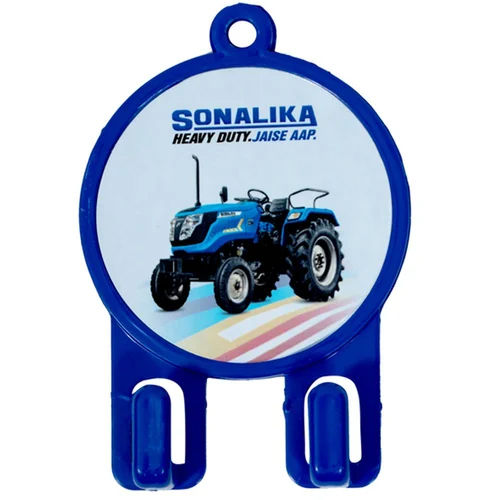 Plastic Blue Key Holder - Regional Style: Indian