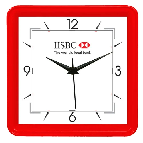 Red Wall Clock
