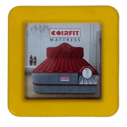 Square Yellow Paper Weight