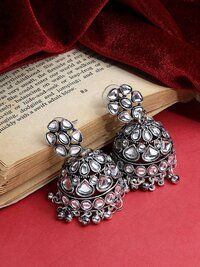 Oxidized Silver Jhumki |Earrings |Jhumki Earring |Trendy Earrings |Jhumki Designs |Traditional Jhumki.