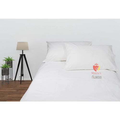 400 Tc White Cotton Hotel Bed Sheet - Feature: Quick Dry