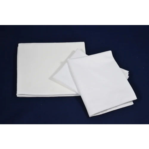 Hotel Plain White Percale Bed Sheet - Feature: Washable