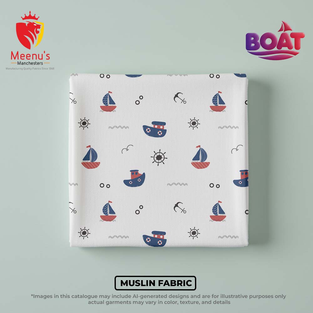 Cotton Double Cloth Muslin Fabric - Attributes: Quick Dry