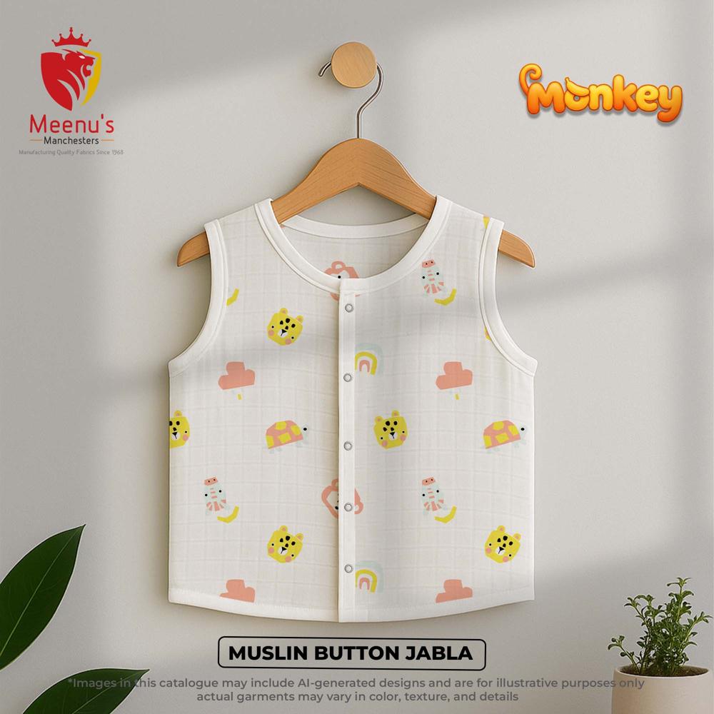 Newborn Baby Cotton Jhabla - Feature: Washable