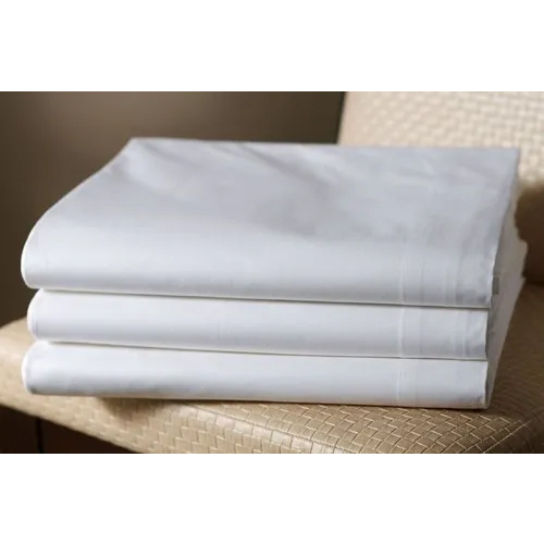 Plain White Hospital Bedsheets