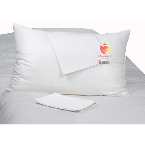 200 TC White Hotel Pillow Cover