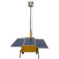Led Solar Mobile Lighting Tower 3 Panel - Application: Outdoor