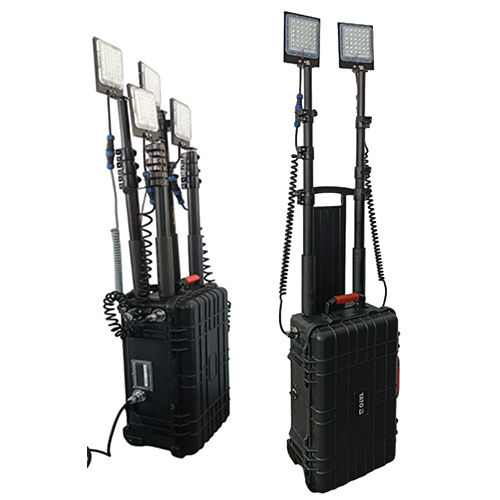 Led Portable Lighting Tower Powered By Battery - Application: Outdoor