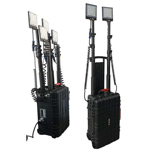 LED Portable Lighting Tower Powered by Battery