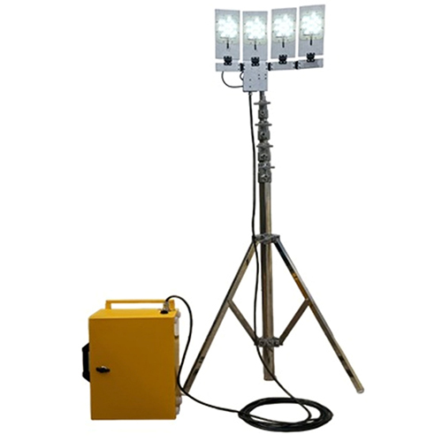 LED Portable Lighting Tower Powered by Battery