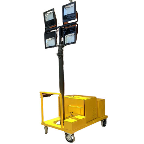 Led Portable Lighting Tower Powered By Generator - Application: Outdoor