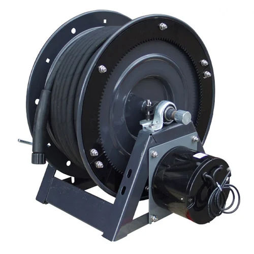 Motorised Electric Cable Reel - Color: Black