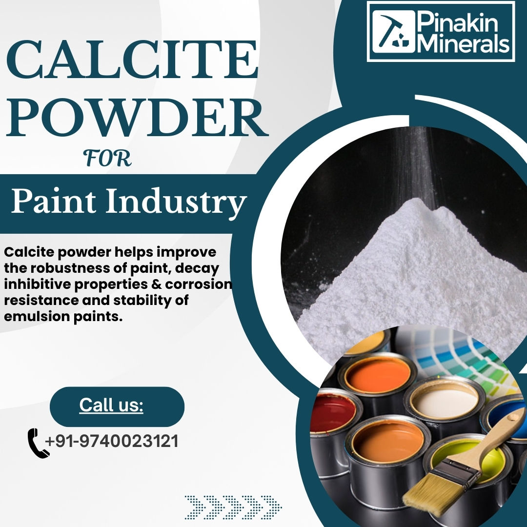 Calcite Powder For Exterior Paints Industries - Color: White