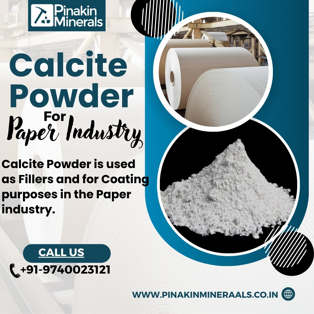 Calcite Powder For Paper Industry - Color: White