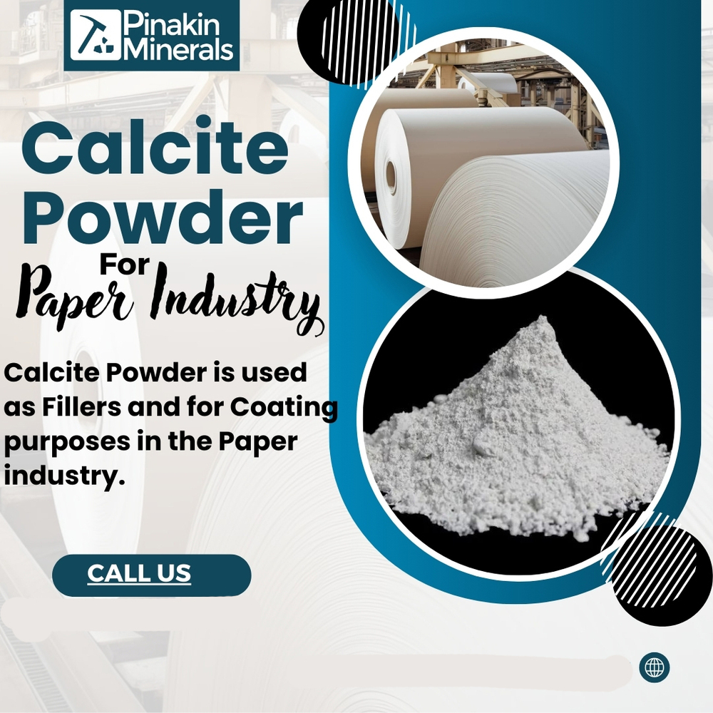Calcite Powder For Paper Industry - Color: White