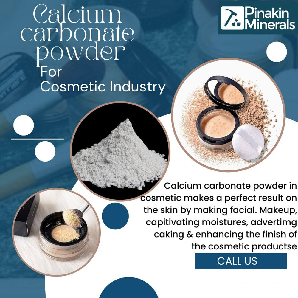 Calcium Carbonate Powder For Cosmetic Industry - Purity: 96% - 99%