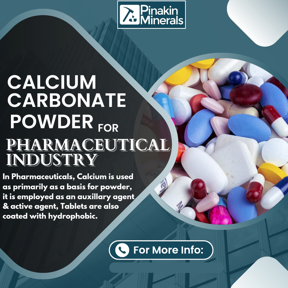 Calcium Carbonate Powder Pharma Grade - Purity: 96% - 99%
