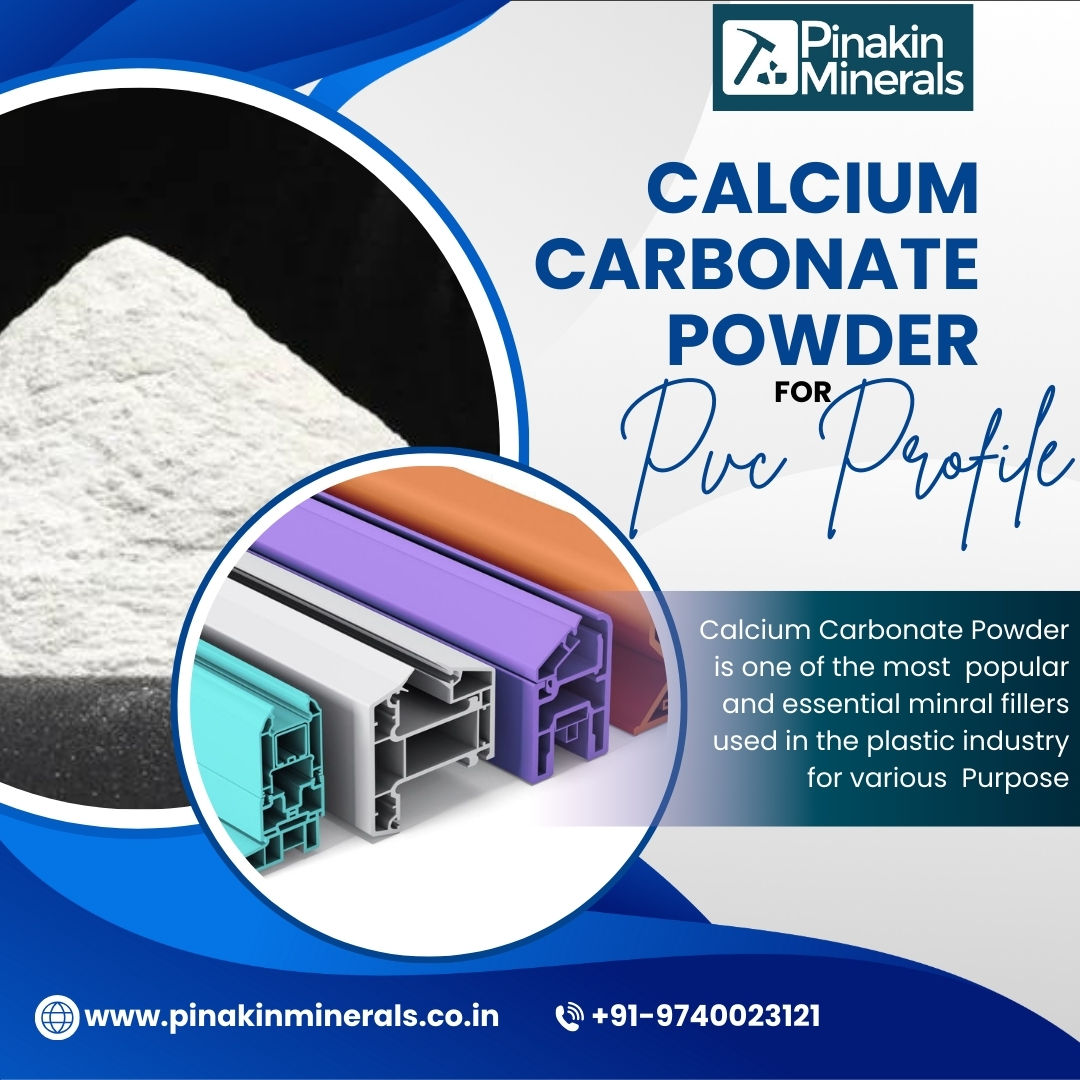 Calcium Carbonate Powder For Pvc Profiles - Application: Industrial