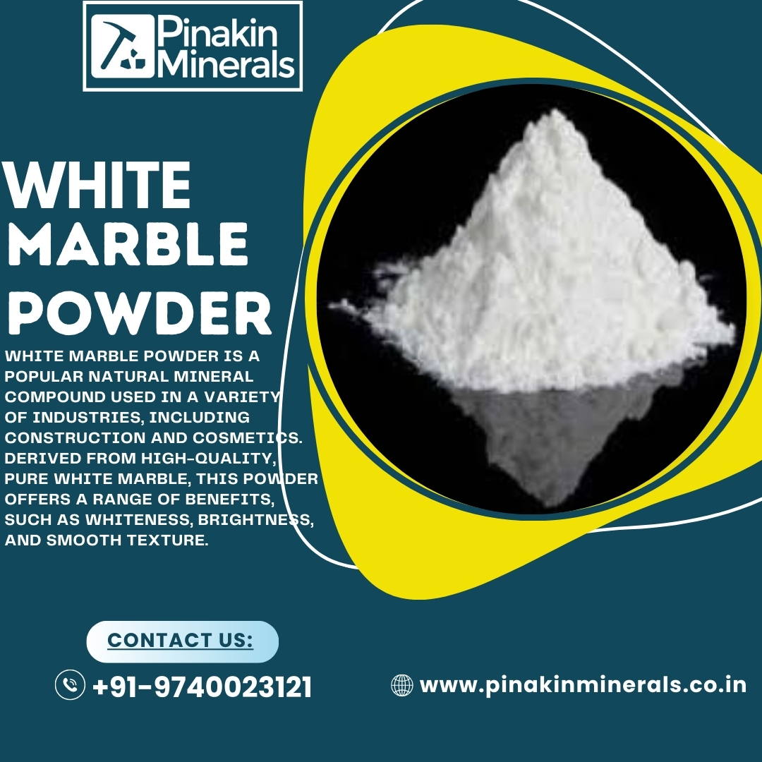 White Marble Powder - Stone Form: Slabs