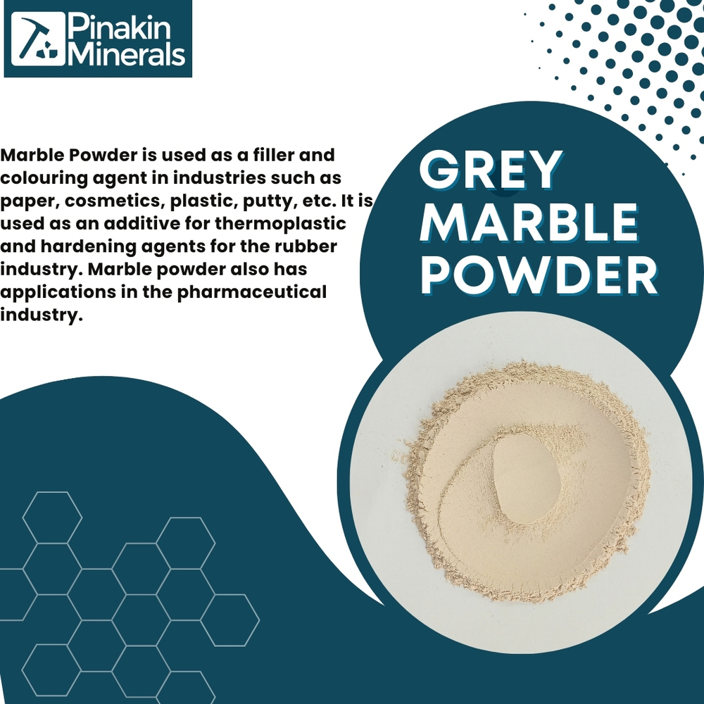 Grey Marble Powder - Color: White