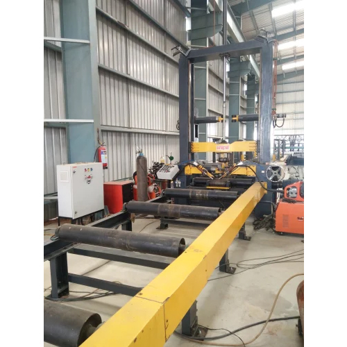 H Beam Tack And Full Welding Machine - Efficiency: High