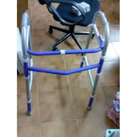 Adjustable Folding Walker - Color: Blue