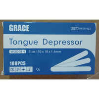 Sterilized Wooden Tongue Depressors - Sterile, Reusable, White | Essential Medical Tool For Oral Cavity Examination, Available In Straight Or Curved Shapes, Box Of 100