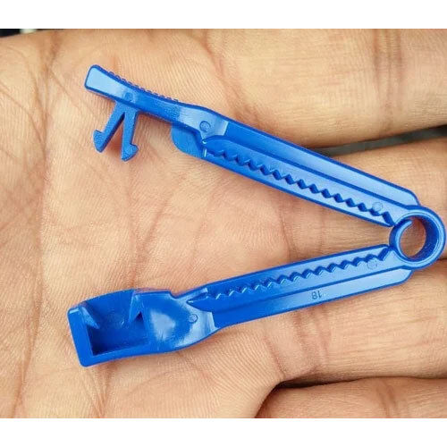 Disposable Cord Clamp - Color: Blue