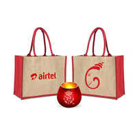 Conference Jute Bag - High-quality Jute Material, Various Sizes & Colors Available, Customizable Design With Flexiloop Handle | Ideal For Shopping & Promotion
