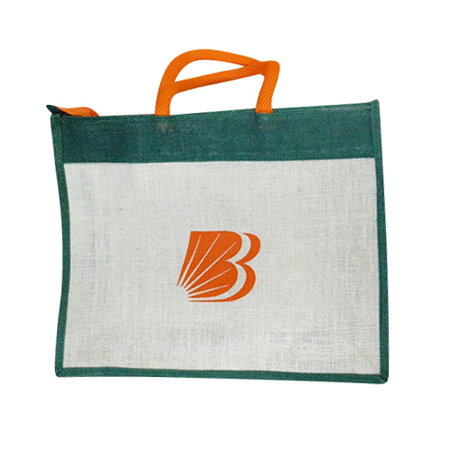 Jute PromotionBag With Zip