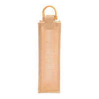 Water Bottle Jute Bag - High-quality Jute Material, Various Sizes & Colors Available, Customizable Design, Flexiloop Handle For Easy Carrying